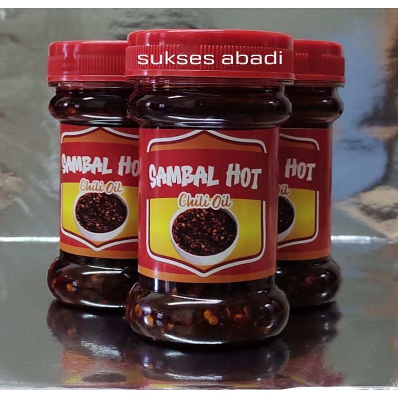 

Sambal Chili Oil PEDAS HOT No MSG No Pengawet
