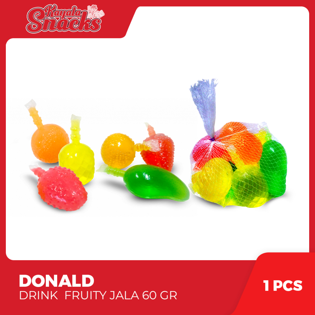 

DONALD Drink Fruity Jala 60 gr - 1 Net x 10 Pcs