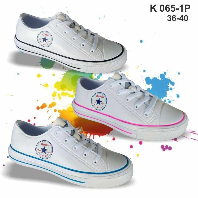 SEPATU KOMIN K-065-1 CEWEK PUTIH