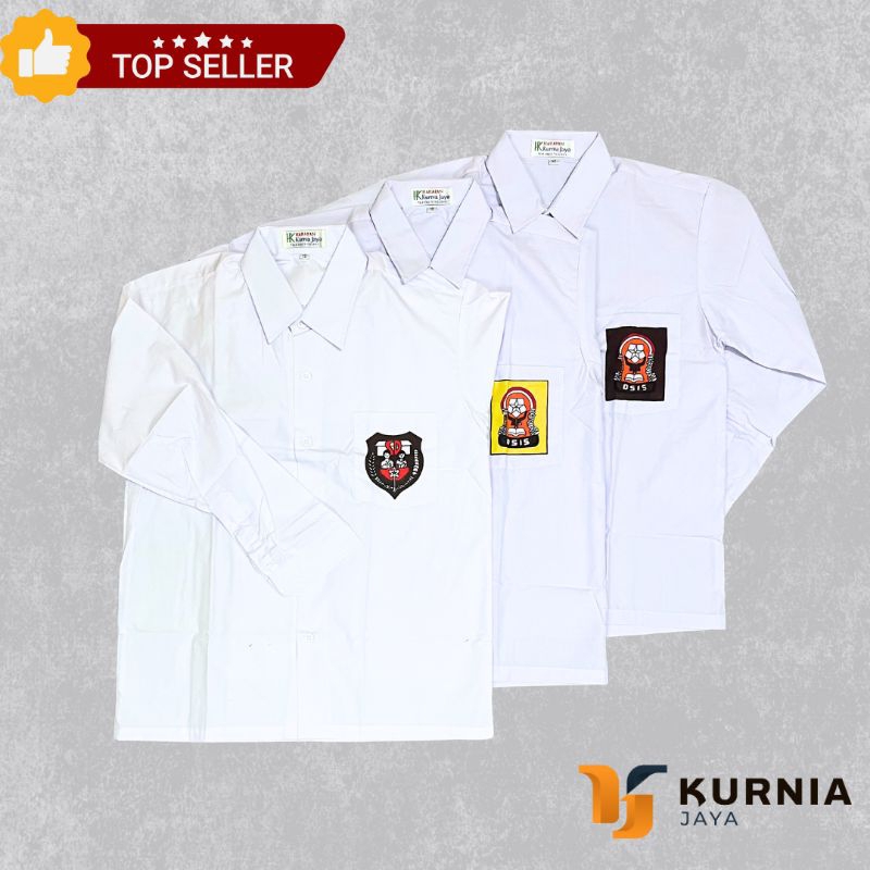 Seragam Putih SD SMP SMA SD MI SMP SMA MTS SMK Baju Kemeja Polos Pakaian Anak Perempuan Dan Laki Lak