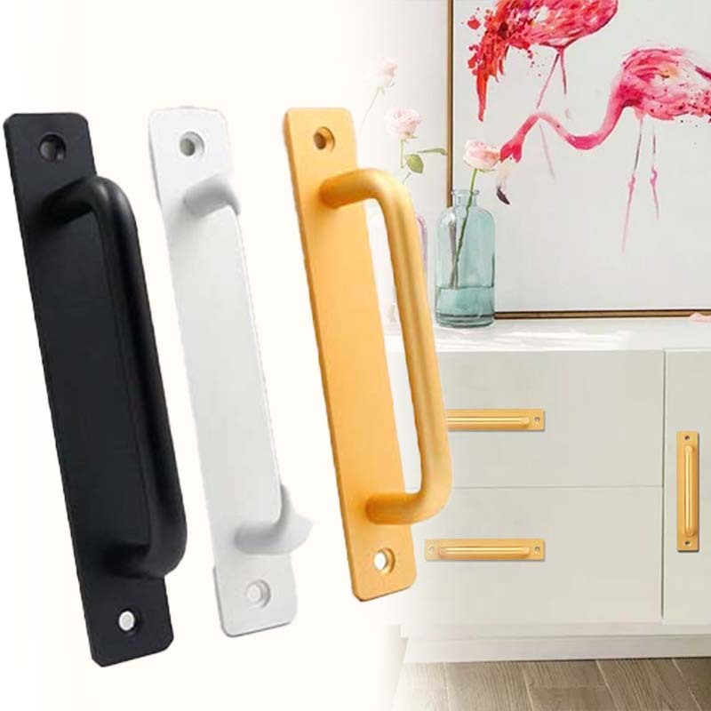 Gagang Pintu Geser Sleding Pull Handle Pintu Pintu Jendela Laci Lemari Alum Alloy Weldom