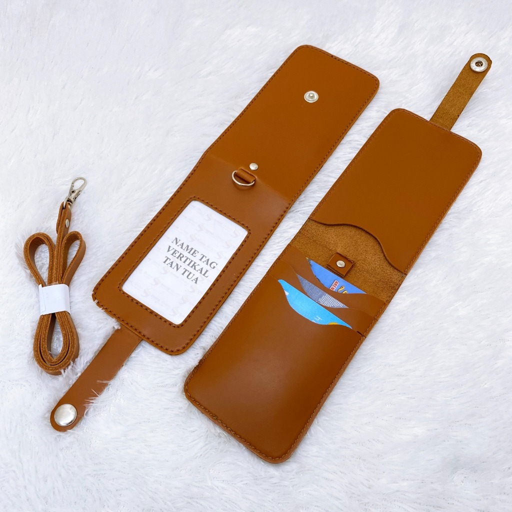 

NAME TAG KULIT CARD HOLDER MURAH AR62