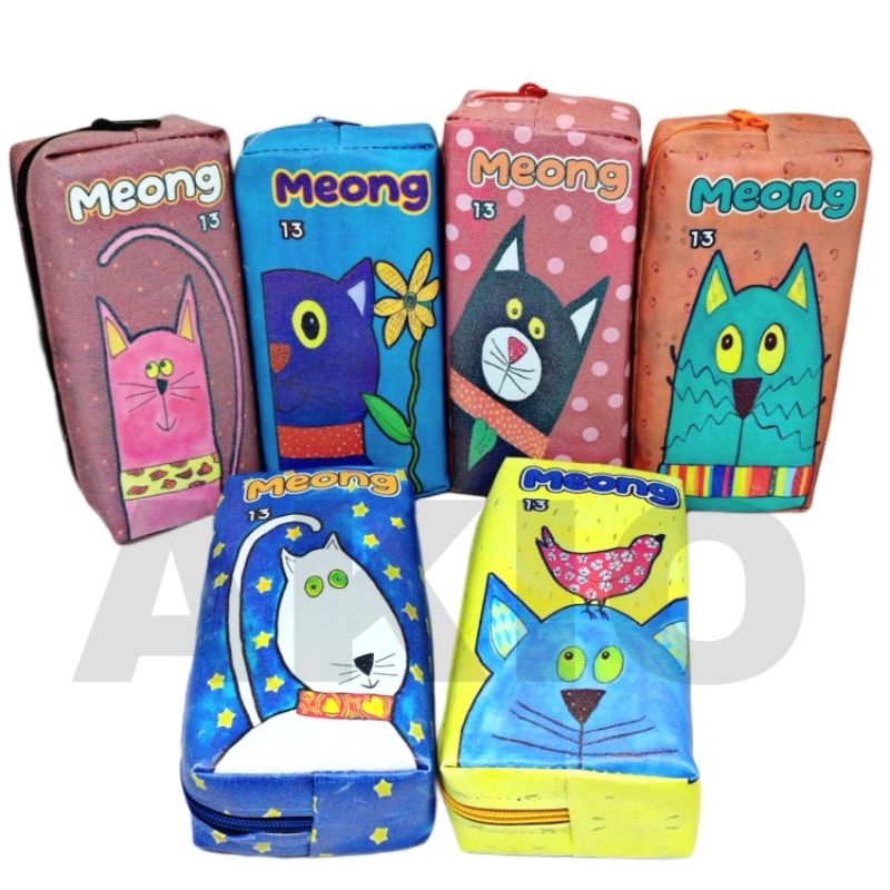 

Tempat Pensil Anak Karakter KUCING MEONG CAT KITTY 13 JUMBO Lucu Zipper Ziper Resleting Pouch Kosmetik