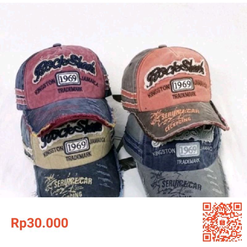 promo topi motif terbaru 2024 yg lagi viral motif sobek