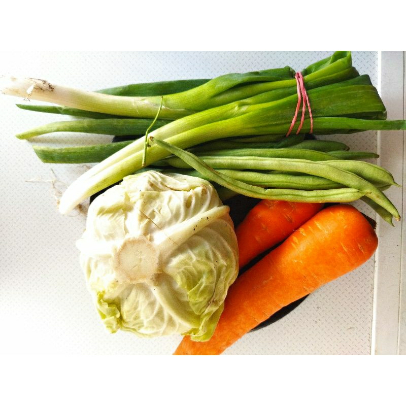 

paket sayur sop dan asem isi banyak