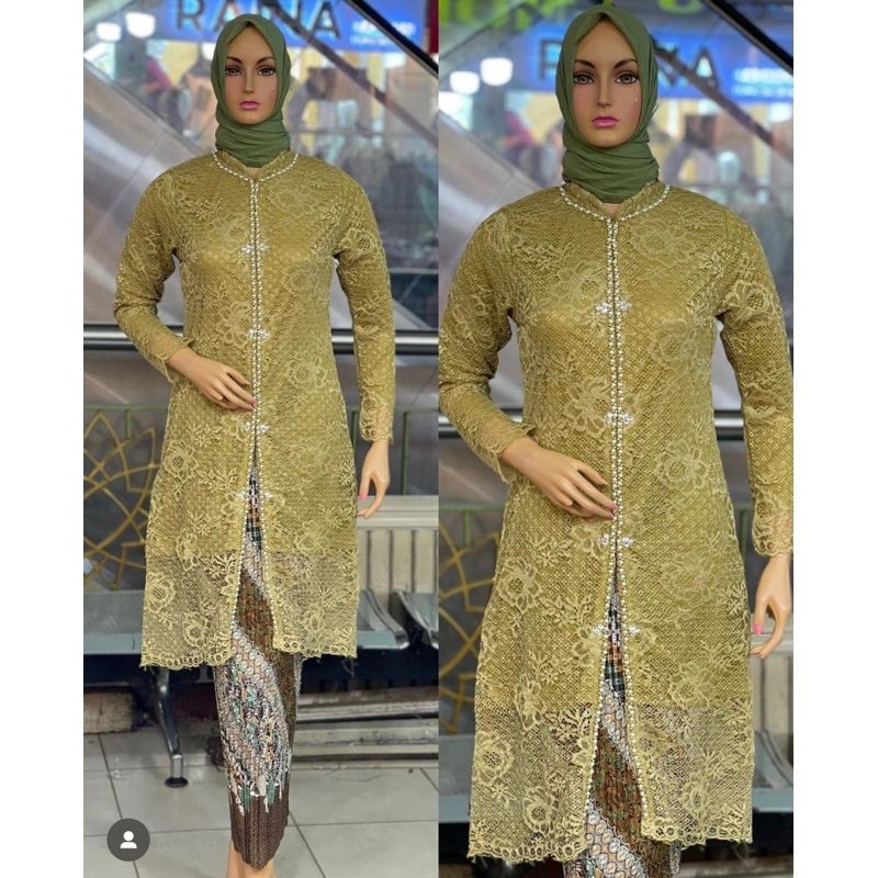 Tunik brokat// Tunik Brokat Payet//Kebaya modern//Kebaya Pesta//Kebaya Wisuda