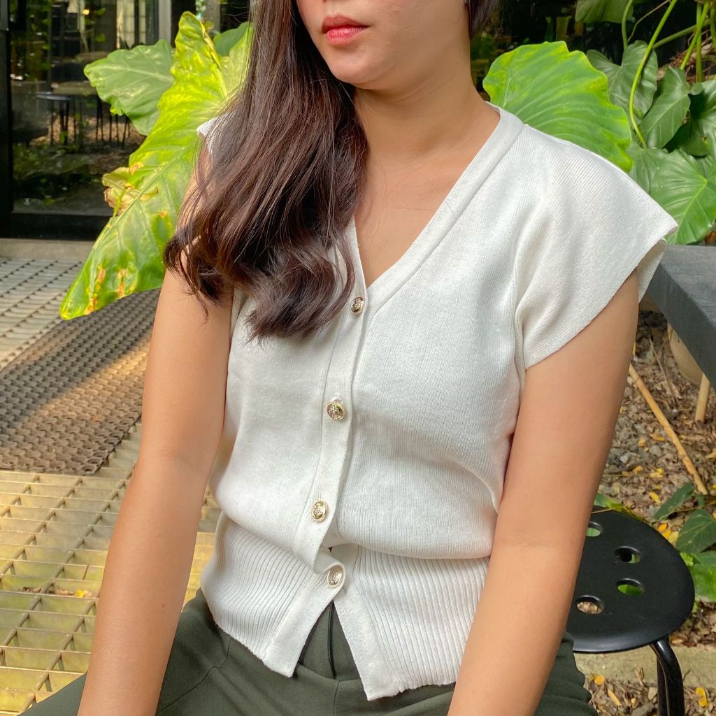 Vest Rajut Vimel / Knit Top Vest