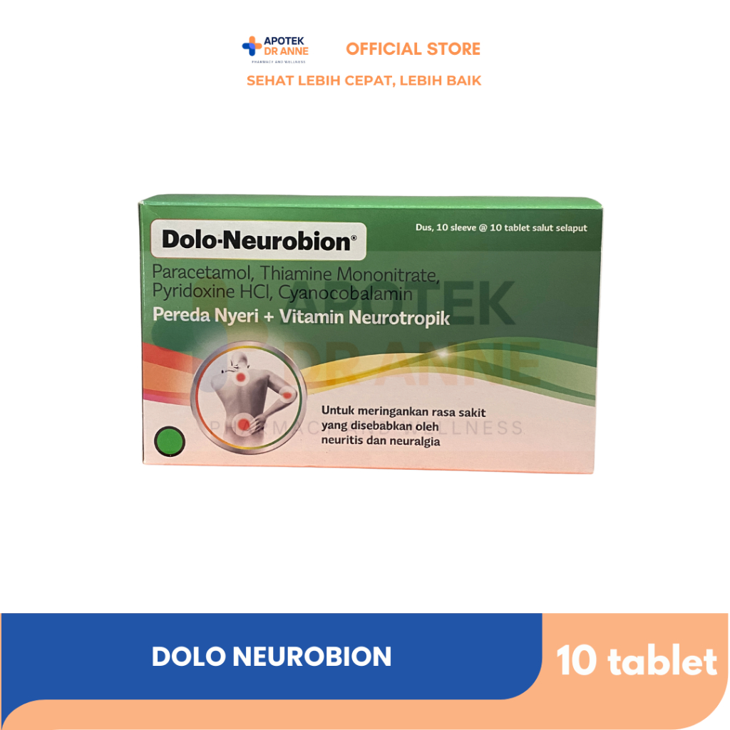 Dolo Neurobion Pereda Nyeri + Vitamin Neurotropik (10 Tablet)