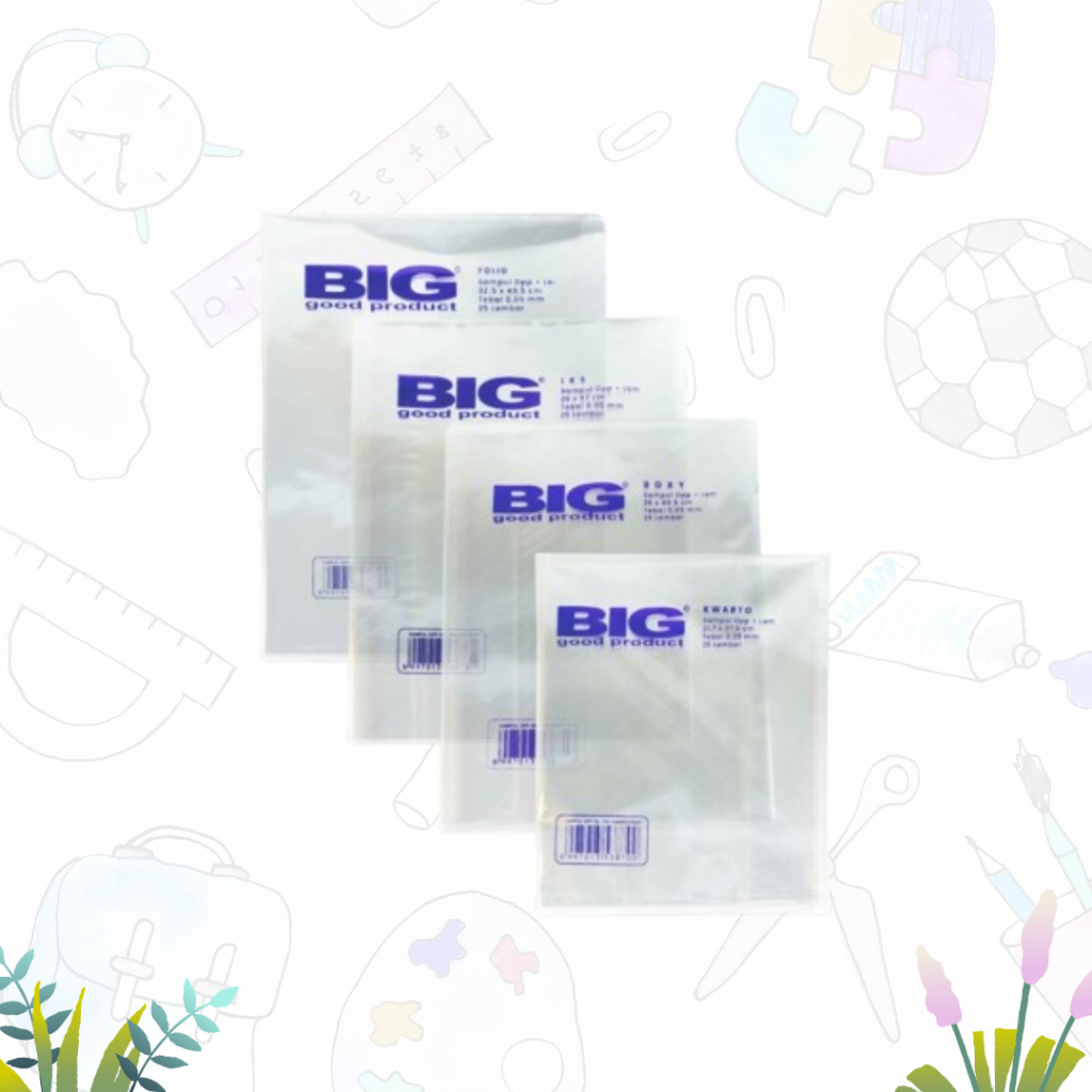 

Sampul Buku Mika BIG OPP Lem 50 Mikron