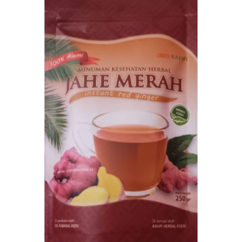 

Jahe Merah Herbah Kahfi