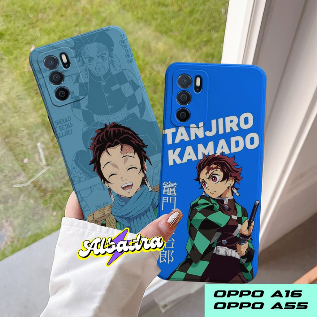 Case OPPO A16 - Case OPPO A55  - SOFT CASE DEMON SLAYER CASE ANIME 3 - Softcase OPPO A16 - Softcase 