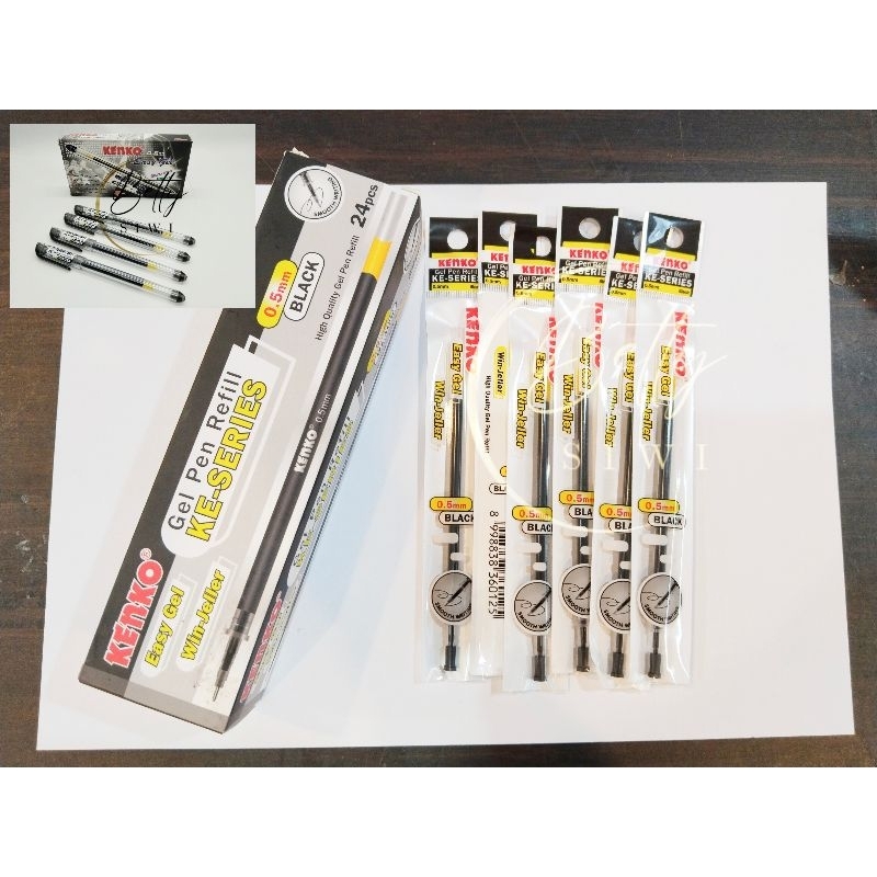 

Isi Pulpen | Gel Pen Refill KENKO Hitam