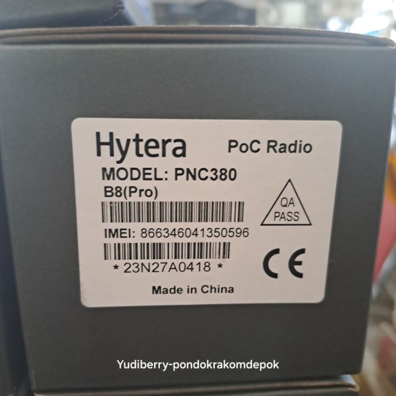 Ht poc Hytera Pnc380 ada Kameranya Hytera PNC 380 hytera poc