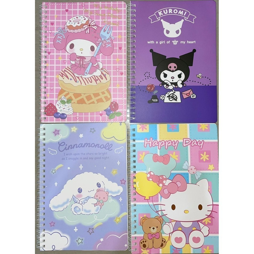 

Notebook A5 Ring Buku Diary Aesthetic Buku Jurnal Buku Catatan Sanrio Kuromi Melody Pochaco Cinnamorol Isi 60 Lembar Murah Lucu