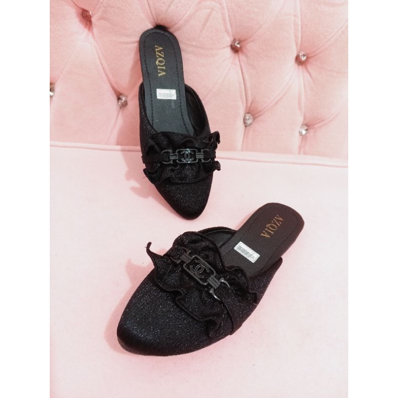 SLP 11/12 -  COD Alvin shoes toko sepatu murah sepatu flet wanita sepatu flat shoes selop sendal sel