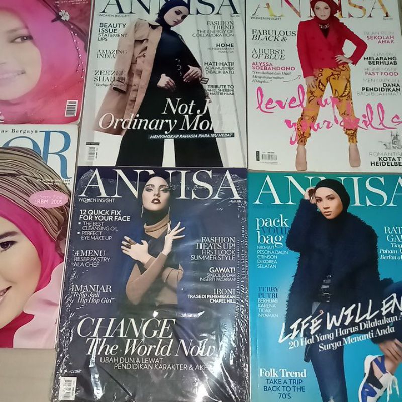 Majalah Fashion Hijab / Majalah Hijab. Majalah Annisa, Majalah Noor, Majalah Paras, Majalah Laiqa