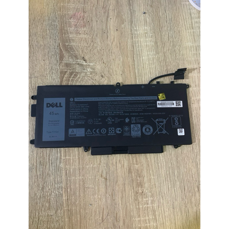 Baterai dell Latitude 12 5289 7280 7389 7390 2 in 1 71TG4 2in1 - ORIGINAL