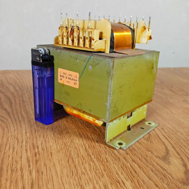 Trafo bando copotan Sony CT32v 7A murni bekas normal