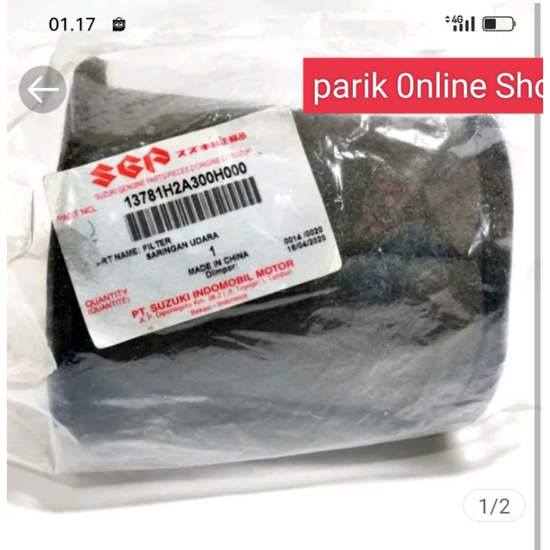 Busa filter Saringan Udara Suzuki Thunder 125