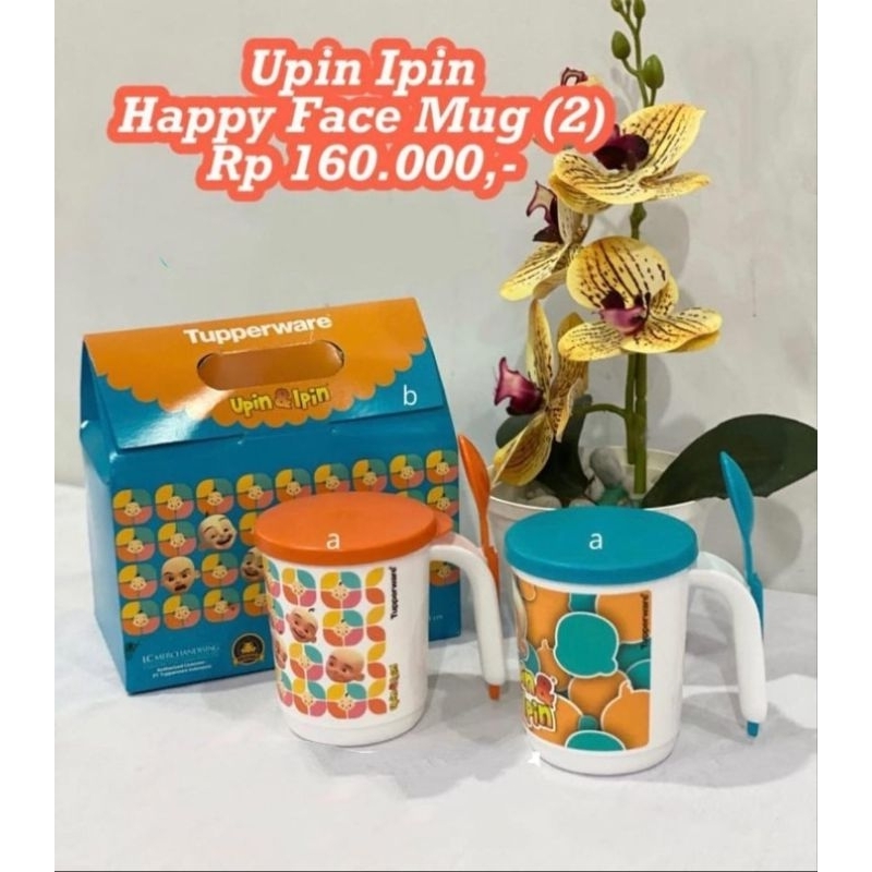 Gelas Anak Upin Ipin Mug Tupperware