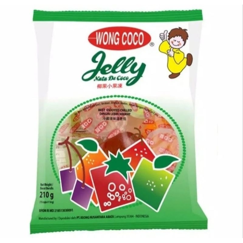 

Wong Coco Mini Jelly merupakan jelly 30 × 14 gr