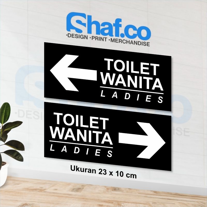 

STICKER TOILET WANITA