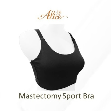 Alice Sport Active Bra BH Beha Mastektomi Tanpa Kawat Breast Cancer