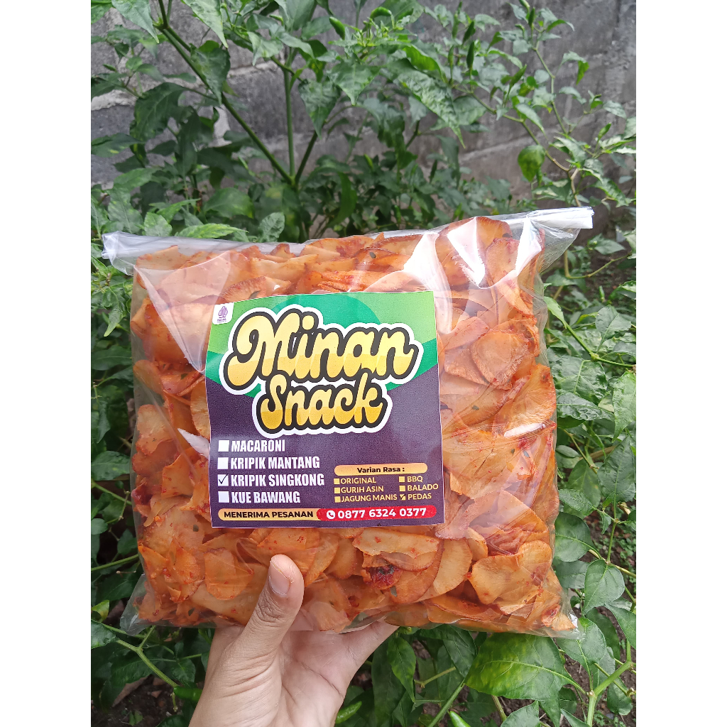 

KERIPIK SINGKONG - Makanan Ringan Kemasan 500gr- [Murah, Berkualitas, Enak]