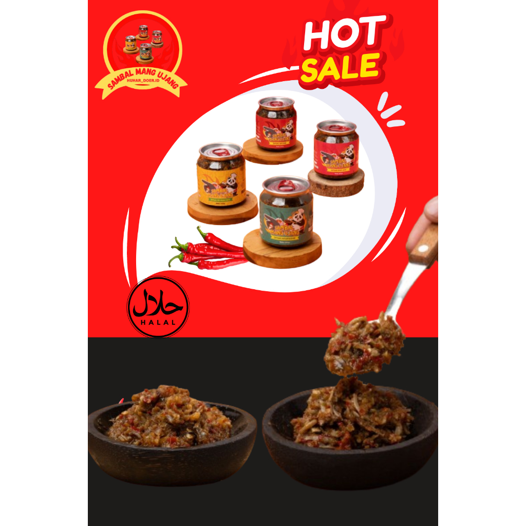 

Sambal Doer MANG UJANG 200gr, Best seller, sambal rumahan, sambal siap saji
