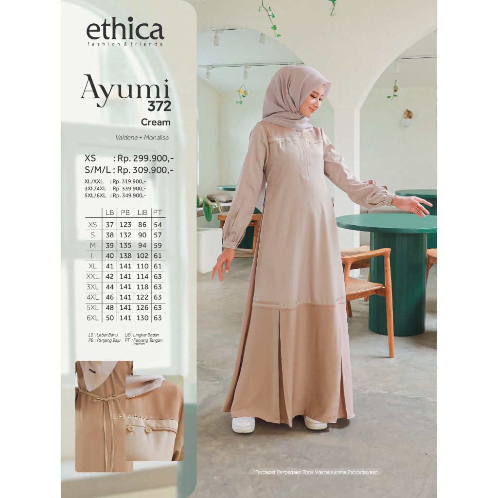 Gamis Daily Terbaru Ethica Ayumi 372