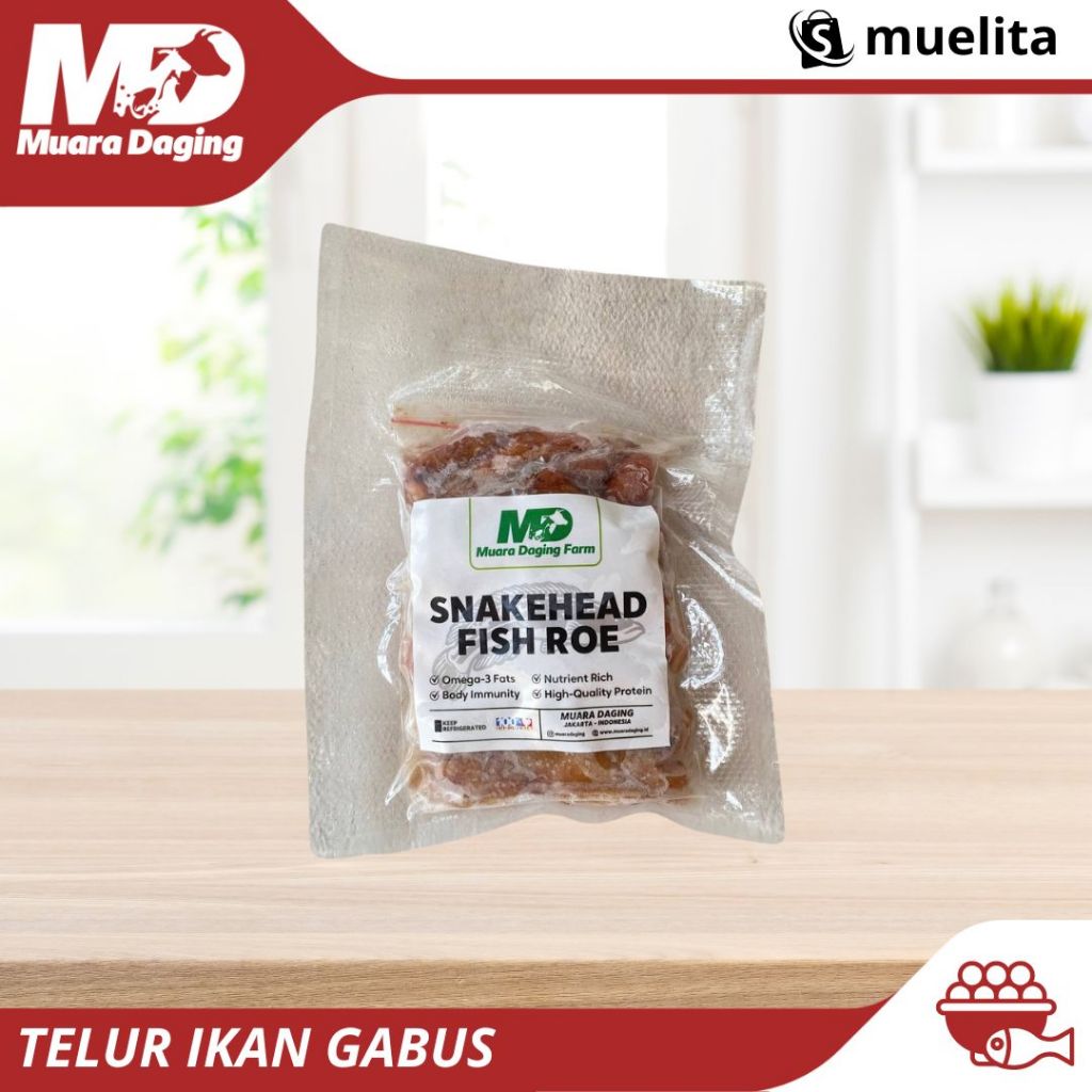 

MD FARM Telur Ikan Gabus 125gr - HIGIENIS & TINGGI PROTEIN