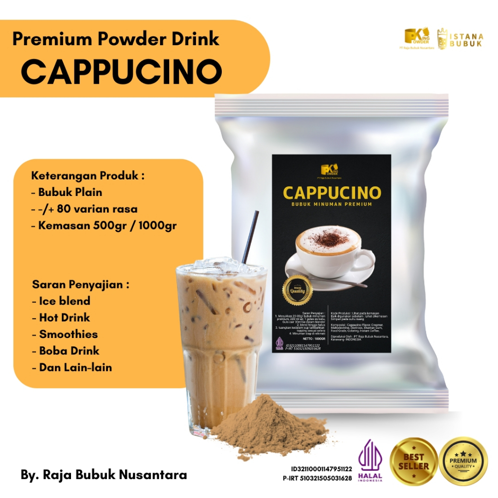 

Bubuk Cappucino Premium,Powder Drink Premium Cappucino