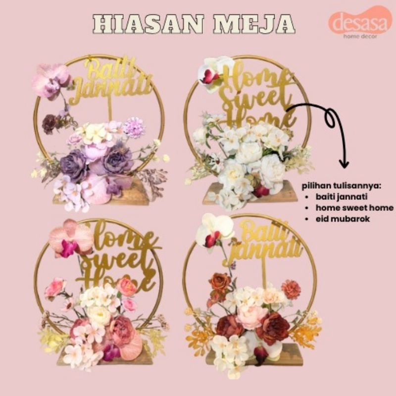 HIASAN MEJA AESTHETIC / HIASAN MEJA / HIASAN DINDING / HIASAN PINTU / HIASAN KAMAR / HIASAN RUANG TA