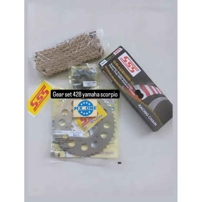 Gear set SSS 428 scorpio