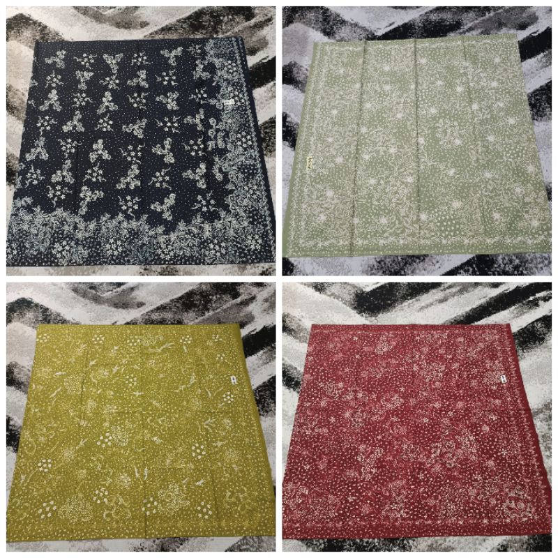 Kain Panjang Batik Tulis Lasem 1 Warna Katun Primis Ukuran 2,35 x 1,15 Meter