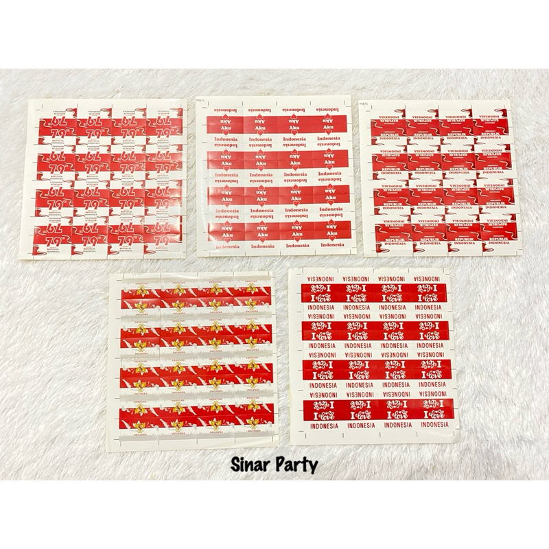 

Sticker Pipi Merah Putih