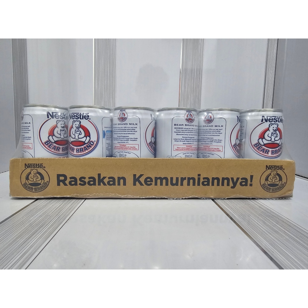 

Bear Brand Susu Steril Kaleng 189ml Karton isi 30pcs