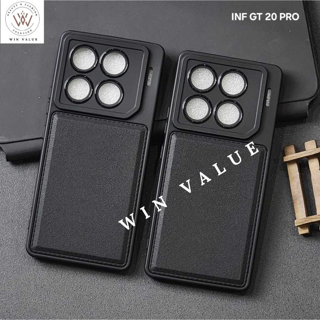 Infinix GT 20 Pro Case Leather Pro kamera Black Case Infinix GT 20 Pro
