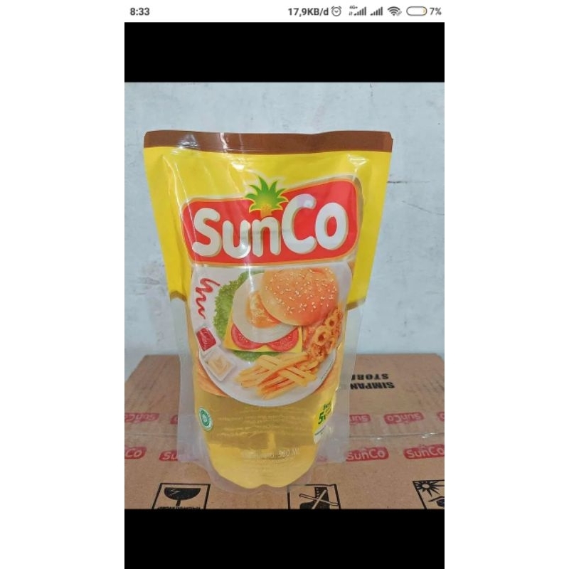 

Minyak goreng premium sunco 2liter Refill