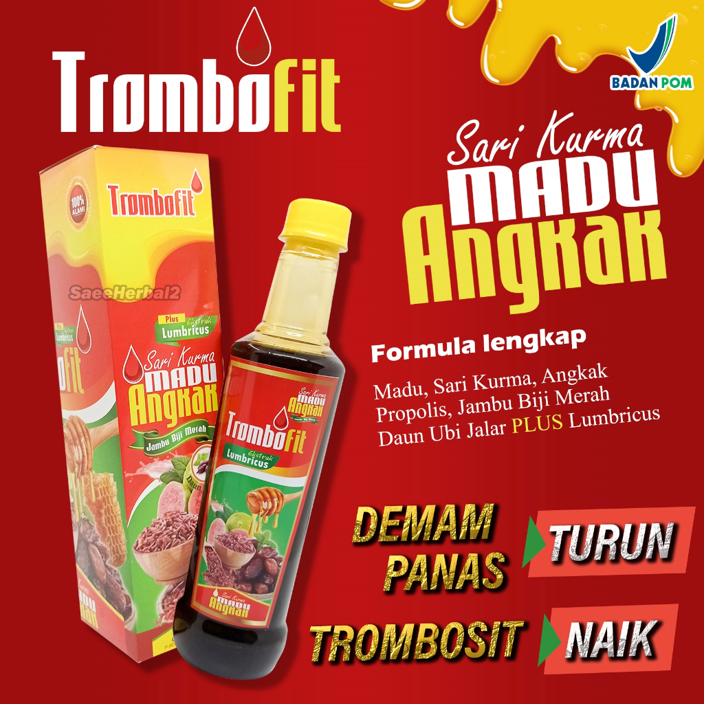 

TROMBOFIT 460GR SARI KURMA MADU ANGKAK