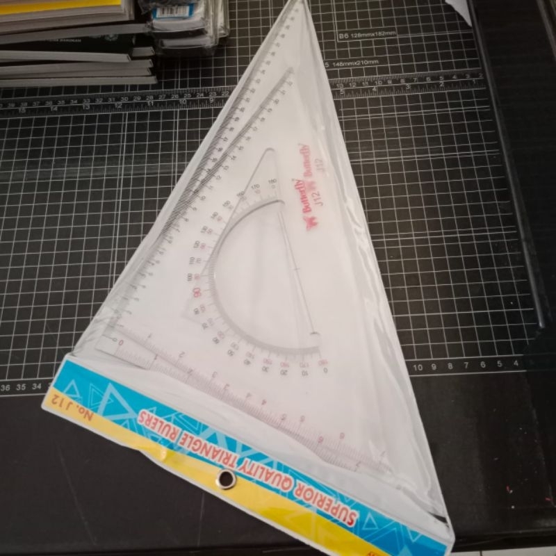 

penggaris segitiga no.10