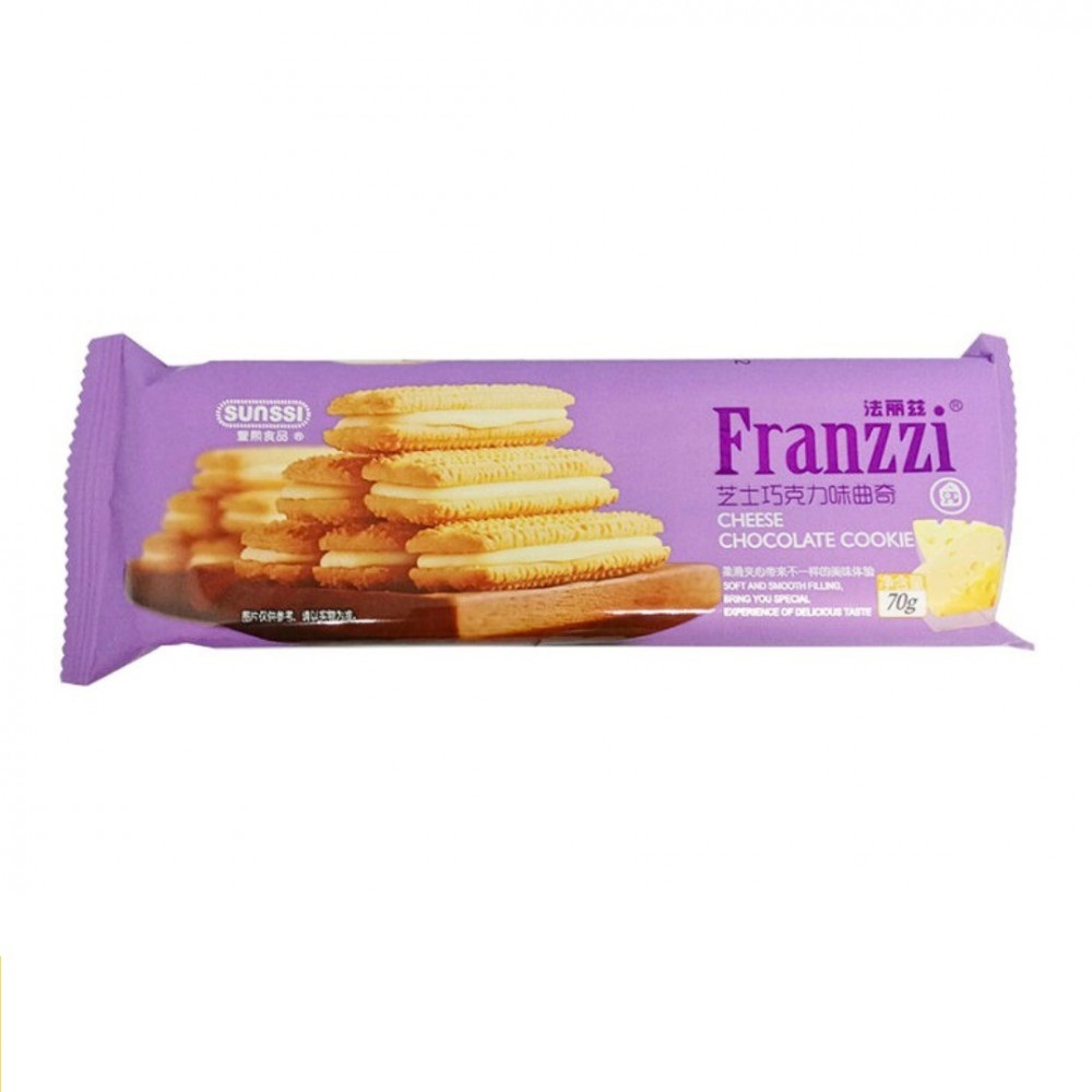 

COOKIE / SNACK / SNACK IMPORT / COOKIE FRANZZI 70GR CHEESE