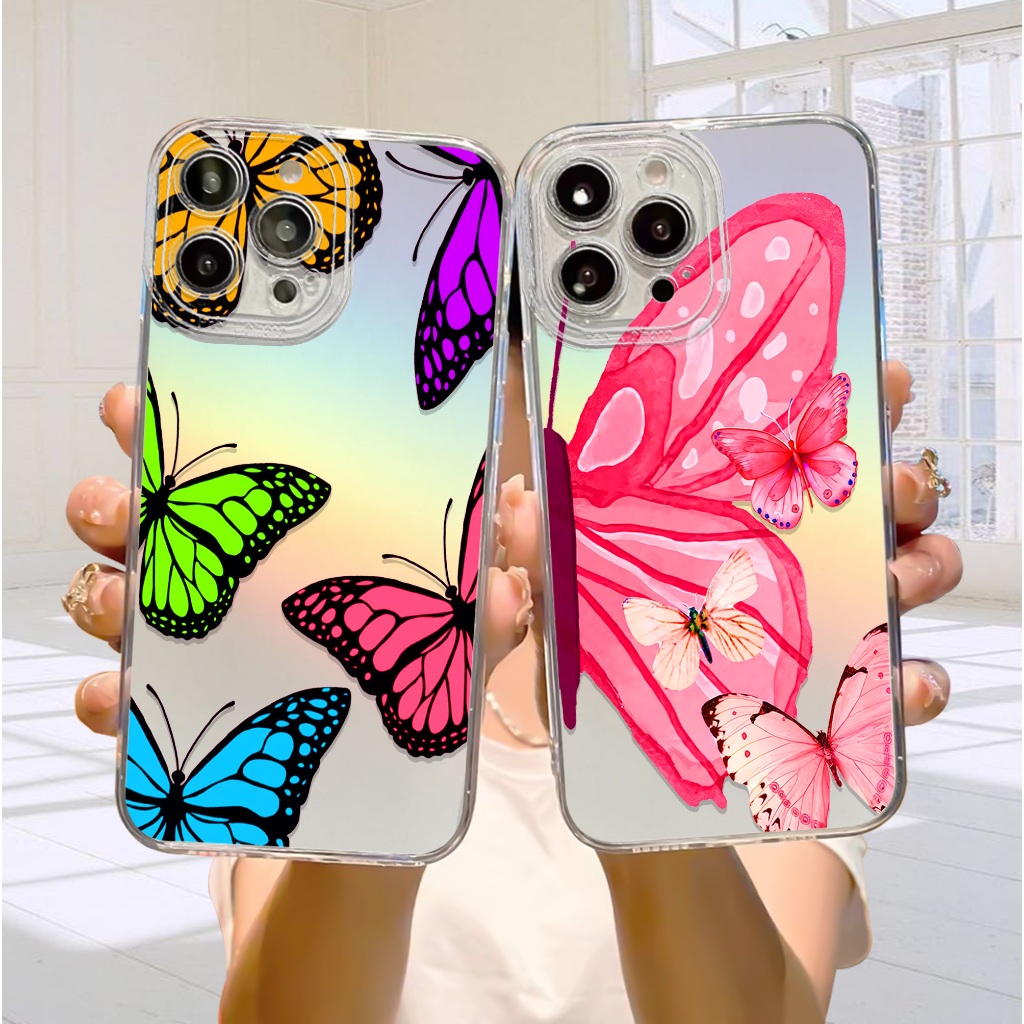 Case Hologram OPPO A5S A11K A12 A7 A15 A15S A57 A77S A58 4G Motif ( 27 ) Softcase Hologram Bening Te