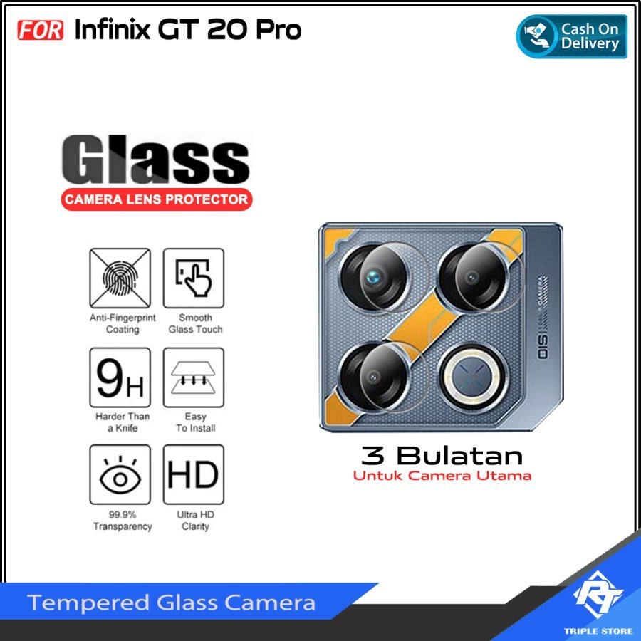 Infinix GT 20 PRO Hot 9, Hot 9 Play, Smart 3 Plus 4 6 Anti Gores Kaca Pelindung Kamera Tempered Glas