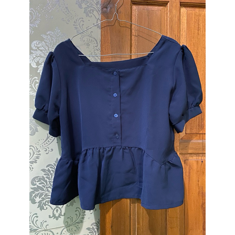 Preloved Blouse Navy