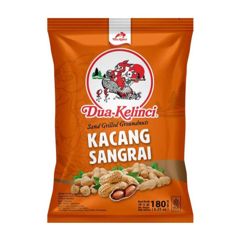 

Dua kelinci kacang sangrai 180gr