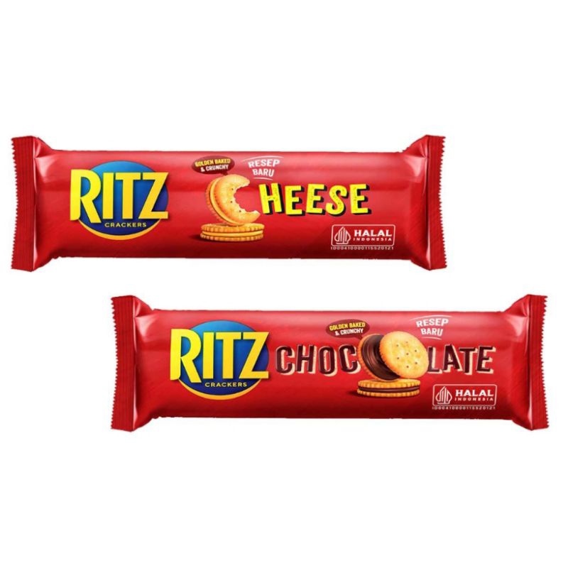 

RITZ Sandwich Cracker Cheese biskuit krim keju coklat