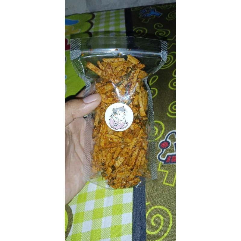

Basreng pedas daun jeruk