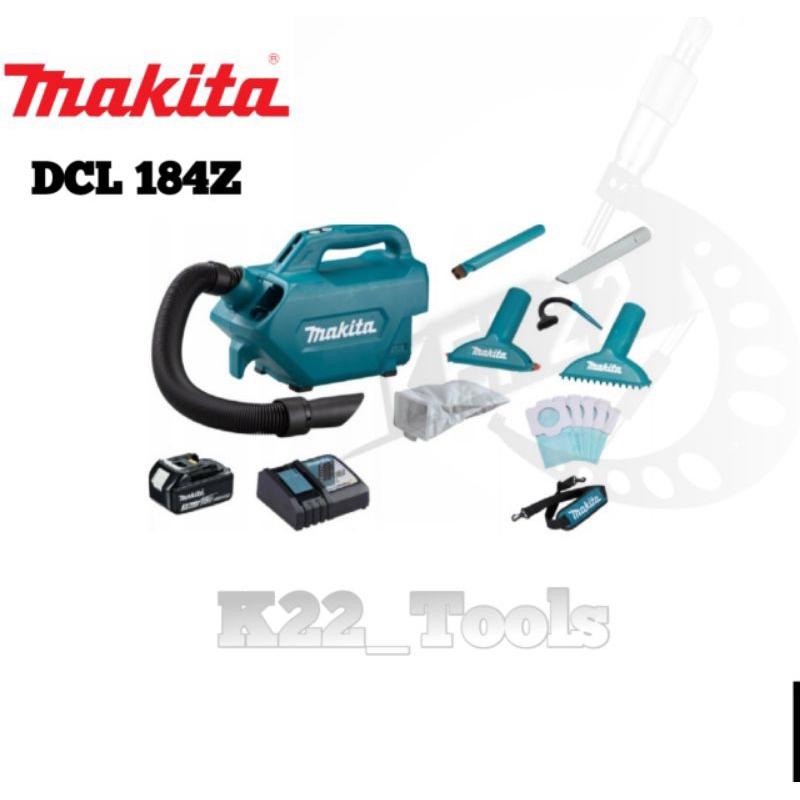 MESIN VACUM CLEANER BATERAI 18V MAKITA DCL 184Z / MAKITA DCL184Z  PENYEDOT DEBU CORDLESS