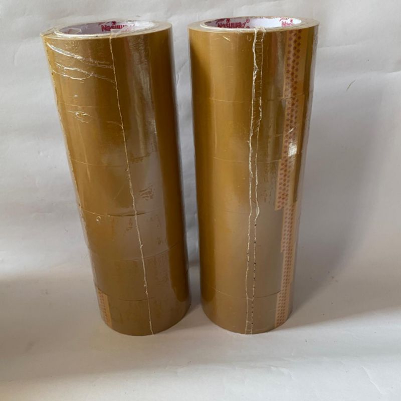 

(isi 6 pcs) Lakban Coklat 2 inch 100 Yard